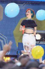 HAYLEY WILLIAMS Performs at Good Morning America in New York