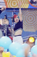HAYLEY WILLIAMS Performs at Good Morning America in New York