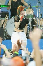 HAYLEY WILLIAMS Performs at Good Morning America in New York
