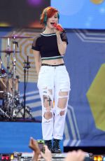 HAYLEY WILLIAMS Performs at Good Morning America in New York