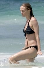 HEATHER GRAHAM in Bikini at a Beach in Cancun