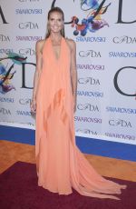 HEIDI KLUM at CFDA Fashion Awards in New York
