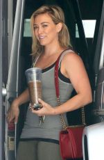 HILARY DUFF Arrives at a Gym in West Hollywood 0206
