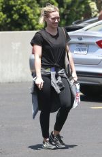 HILARY DUFF at Rite Aid in Beverly Hills