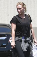 HILARY DUFF at Rite Aid in Beverly Hills