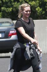 HILARY DUFF at Rite Aid in Beverly Hills