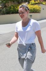 HILARY DUFF Out and About in Studio City 0306