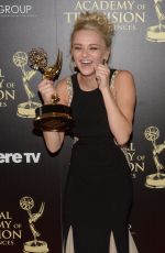 HUNTER HALEY KING at Daytime Creative Arts Emmy Awards in Los Angeles