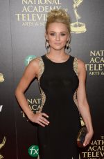 HUNTER HALEY KING at Daytime Creative Arts Emmy Awards in Los Angeles