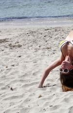 IMOGEN THOMAS in Bikini on a Beach and a Pool in Spain