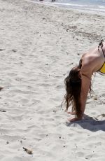 IMOGEN THOMAS in Bikini on a Beach and a Pool in Spain