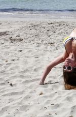 IMOGEN THOMAS in Bikini on a Beach and a Pool in Spain
