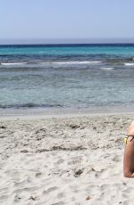 IMOGEN THOMAS in Bikini on a Beach and a Pool in Spain