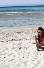 IMOGEN THOMAS in Bikini on a Beach and a Pool in Spain