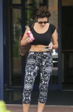 IMOGEN THOMAS Leaves a Gym in London