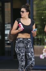 IMOGEN THOMAS Leaves a Gym in London