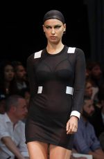 IRINA SHAYK at Givenchy Fashion Show in Paris