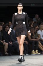 IRINA SHAYK at Givenchy Fashion Show in Paris