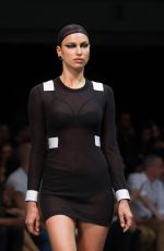 IRINA SHAYK at Givenchy Fashion Show in Paris