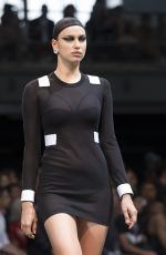 IRINA SHAYK at Givenchy Fashion Show in Paris
