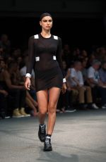 IRINA SHAYK at Givenchy Fashion Show in Paris
