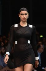 IRINA SHAYK at Givenchy Fashion Show in Paris