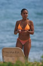 JADA PINKETT SMITH in Bikini at a Beach in Hawaii