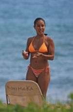 JADA PINKETT SMITH in Bikini at a Beach in Hawaii