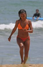 JADA PINKETT SMITH in Bikini at a Beach in Hawaii