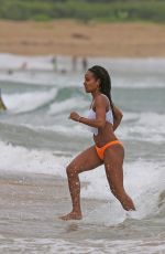 JADA PINKETT SMITH in Bikini at a Beach in Hawaii