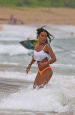 JADA PINKETT SMITH in Bikini at a Beach in Hawaii