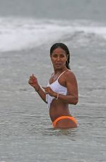 JADA PINKETT SMITH in Bikini at a Beach in Hawaii