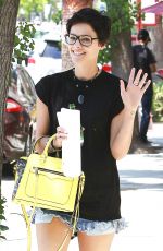 JAIMIE ALEXANDER in Daisy Duke at Nesmon Cafe in Studio City