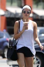 JAIMIE ALEXANDER in Shorts Out in West Hollywood