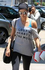 JAIMIE ALEXANDER Leaves a Gym in Los Angeles
