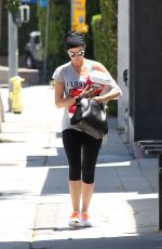 JAIMIE ALEXANDER Leaves a Gym in Los Angeles