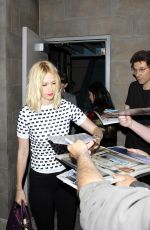 JANUARY JONES Leaves Landmark Theaters in Los Angeles