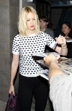 JANUARY JONES Leaves Landmark Theaters in Los Angeles