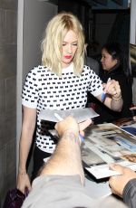 JANUARY JONES Leaves Landmark Theaters in Los Angeles