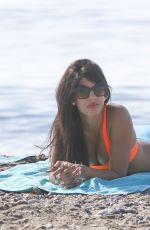 JASMIN WALIA in Bikini at a Party in Marbella