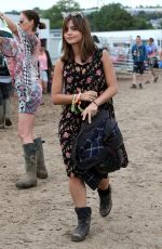JENNA LOUISE COLEMAN at Glastonbury Festival