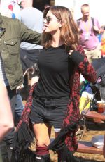 JENNA LOUISE COLEMAN at Glastonbury Festival