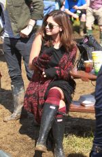 JENNA LOUISE COLEMAN at Glastonbury Festival