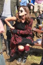 JENNA LOUISE COLEMAN at Glastonbury Festival