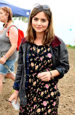 JENNA LOUISE COLEMAN at Glastonbury Festival