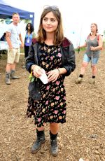 JENNA LOUISE COLEMAN at Glastonbury Festival