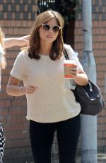 JENNA LOUISE COLEMAN Out and About in Cardiff