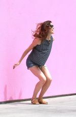 JENNIFER CARPENTER in Shorts Out and About in Hollywood