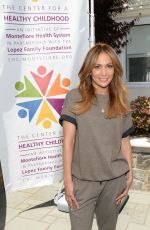 JENNIFER LOPEZ at Healthy Childhood Launch at Montefiore Medical Center in New York