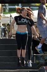 JENNIFER LOPEZ at iHeartradio Ultimate Pool Party Rehersal